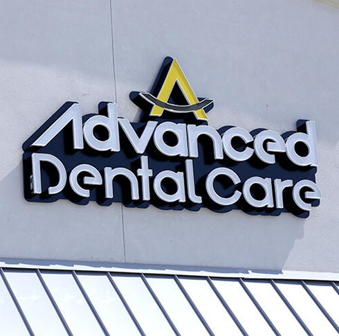 Advanced Dental Care of Allen sign on building